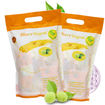 Share Original® Fermented Green Plum Japanese Apricot 2x500g, 30+month fermented