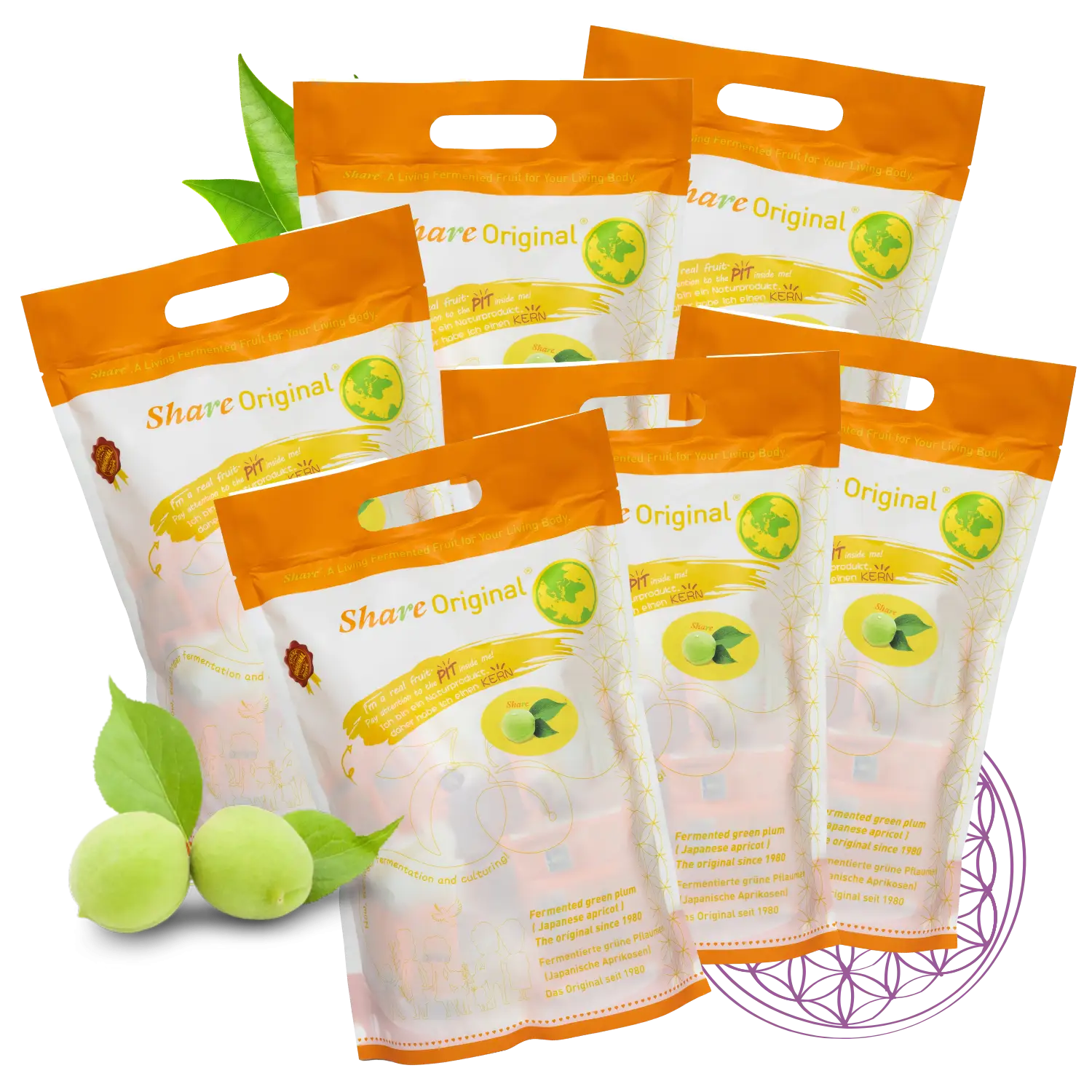 Share Original® Fermented Green Plum Japanese Apricot 6x500g, 30+month fermented