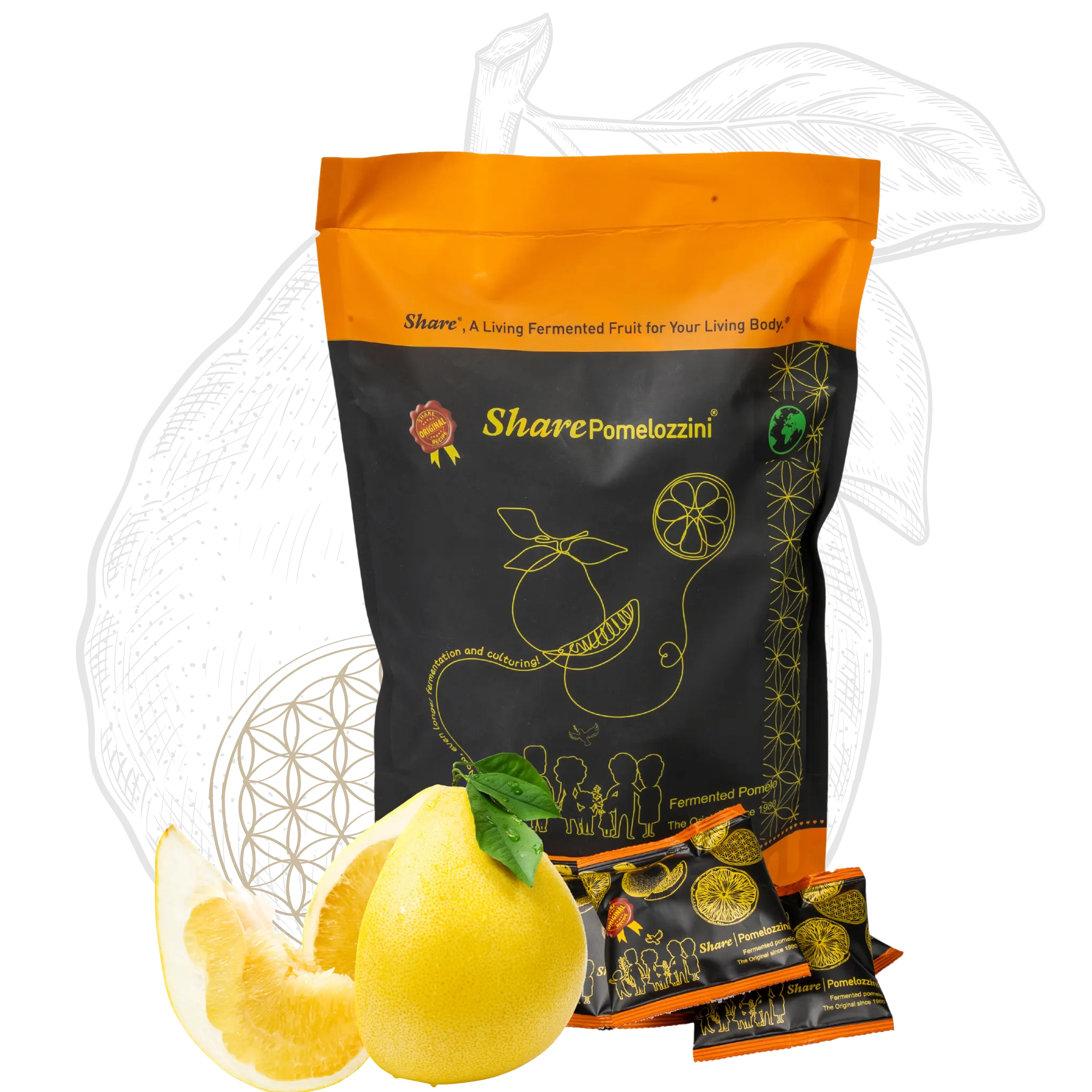 Share Pomelozzini 170g | Original fermented naturally grown grapefruit