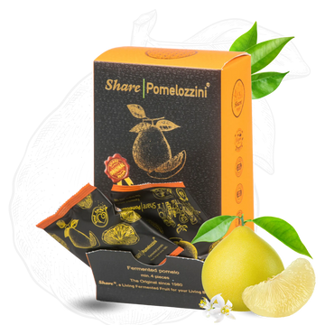 Share Pomelozzini® - Fermented Pomelo (Grapefruit) 4 Pieces